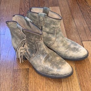 Distressed Booties